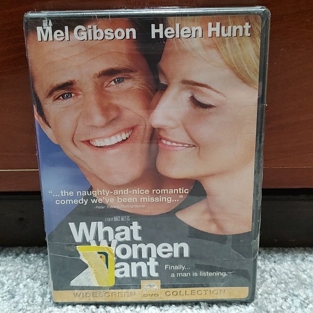 What Women Want DVD Widescreen Collection Mel Gibson Helen Hunt  NEW Sealed